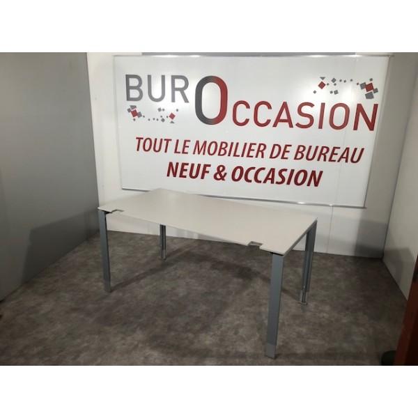 BUREAU DROIT GRIS OCCASION