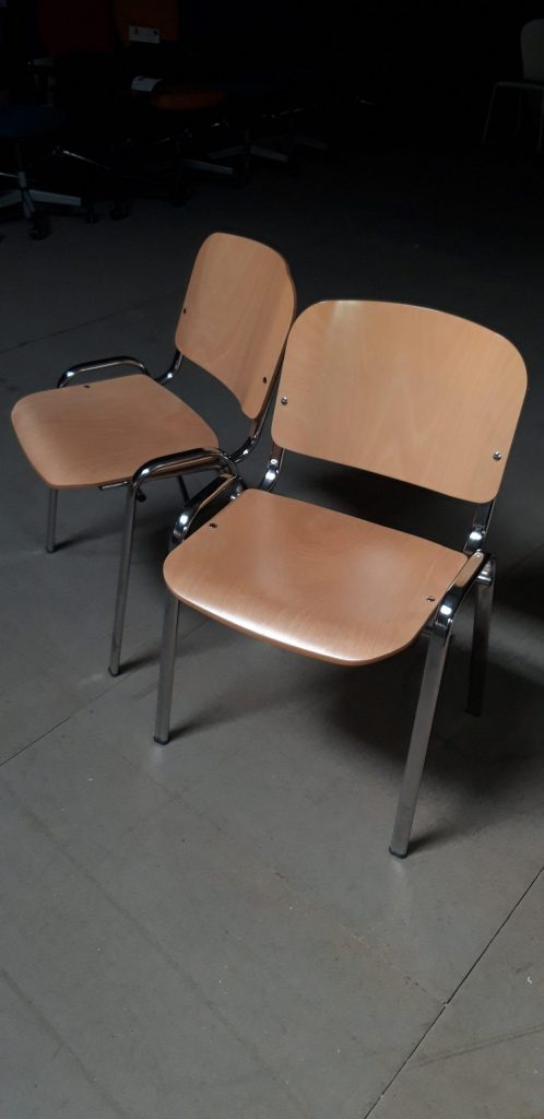 LOT DE 2 CHAISES VISITEURS OCCASION