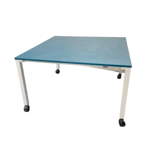 Table roulette SAINT-ANDIOL sur roulettes coloris bleu