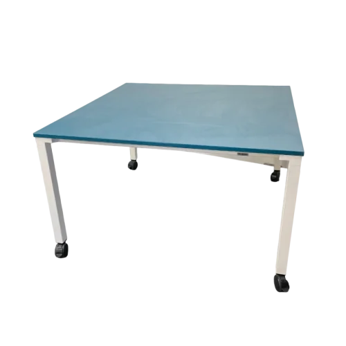 Table roulette SAINT-ANDIOL sur roulettes coloris bleu