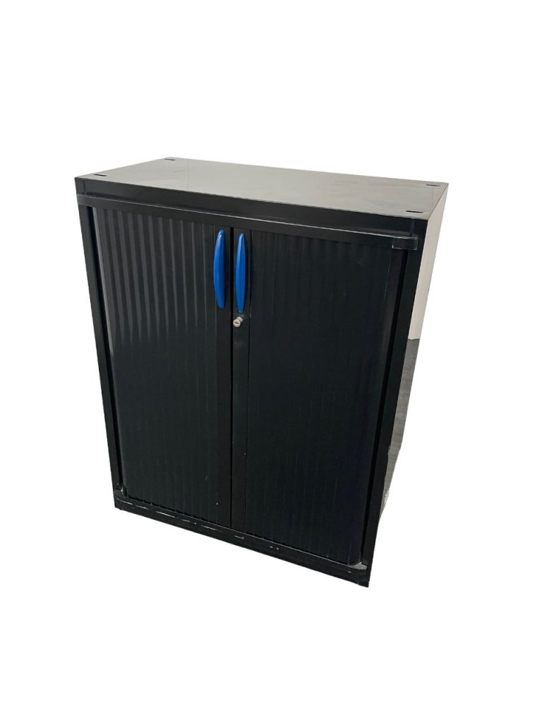 Armoire basse à rideaux occasion