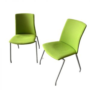Lot de 2 chaises visiteurs
