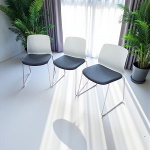 Lot de 3 chaises visiteurs