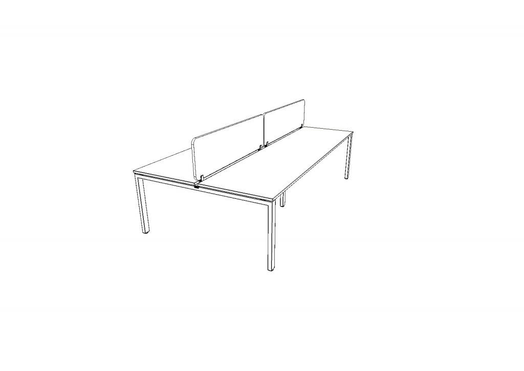 Bench de 4 postes