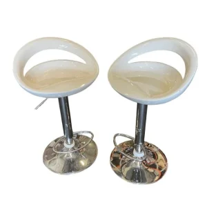 SAINT-ANDIOL Lot de 2 tabourets