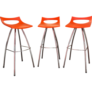 Lot de 3 tabourets de bar