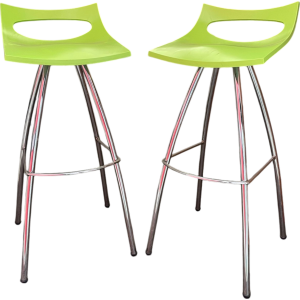 Lot de 2 tabourets de bar