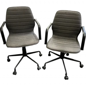SAINT-ANDIOL Lot de 2 fauteuils visiteurs
