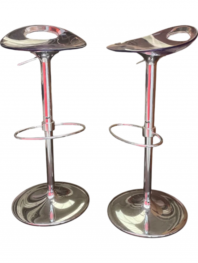 SAINT-ANDIOL Lot de 2 tabourets bar