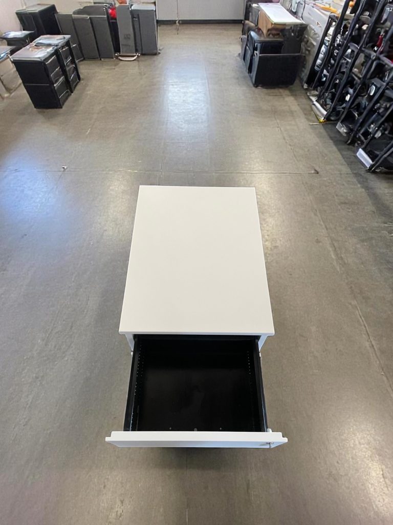 Caisson bureau blanc