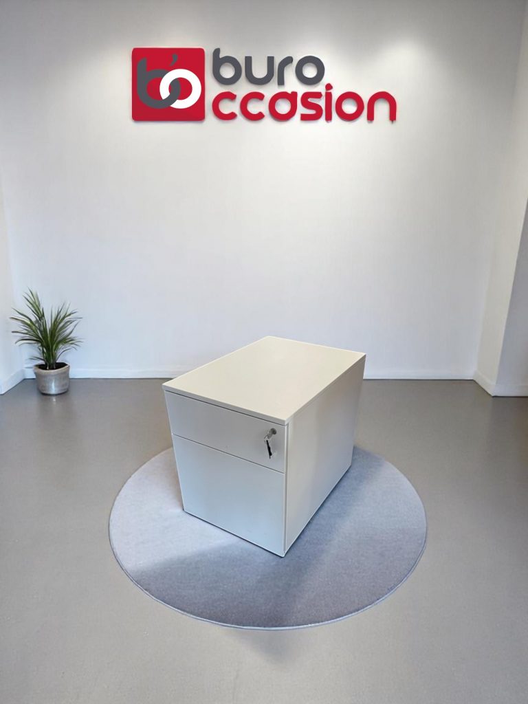 Caisson bureau blanc