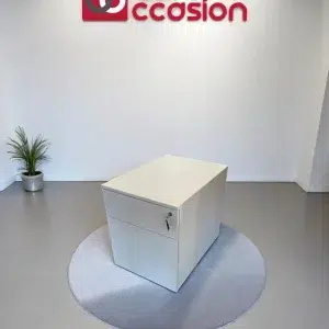 Caisson bureau blanc