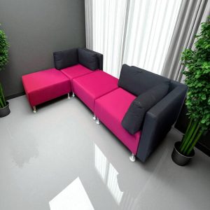 Banquette modulable 4 places