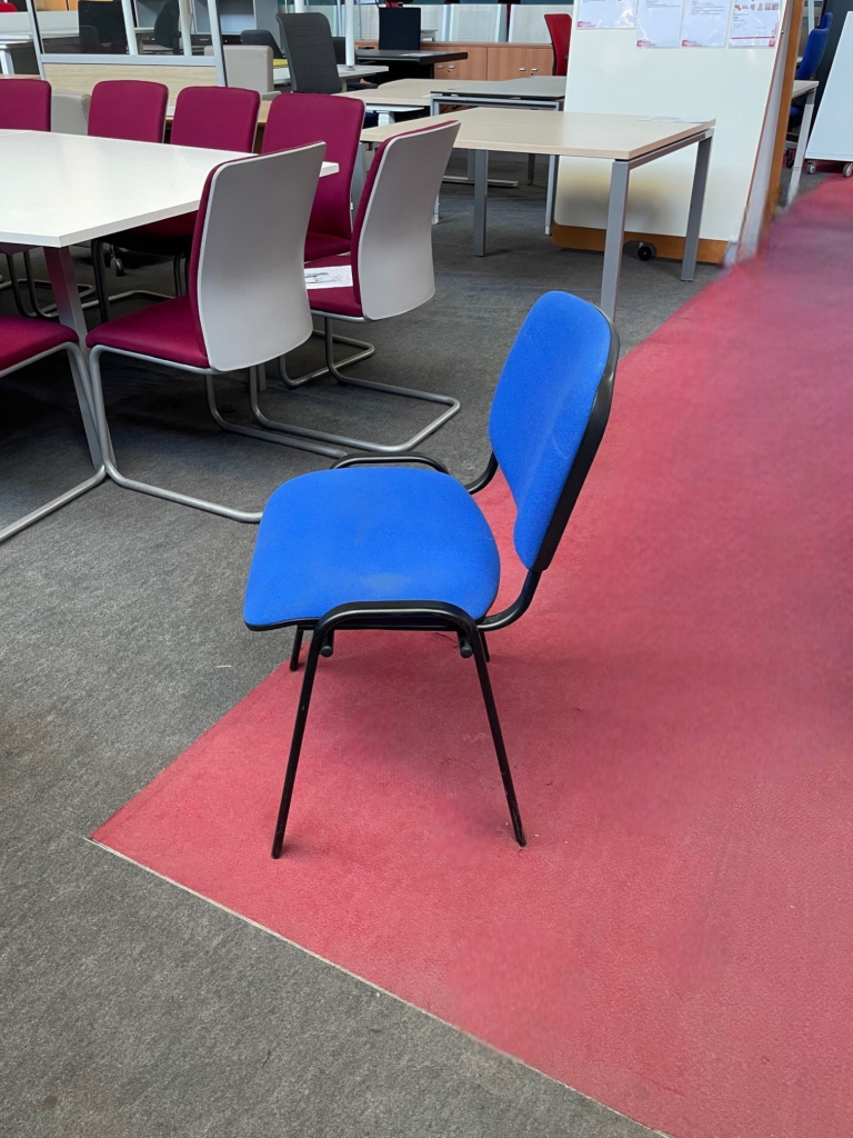 Lot de 3 chaises visiteurs