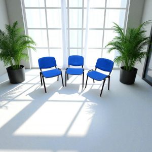 Lot de 3 chaises visiteurs