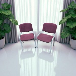 Lot de 2 chaises visiteurs