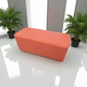 SAINT-ANDIOL Banquette d'accueil sur roulettes