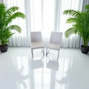 SAINT-ANDIOL Lot de 2 chaises visiteurs