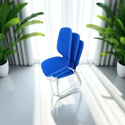 SAINT-ANDIOL Lot de 3 chaises visiteurs