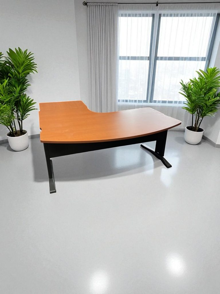 Bureau compact avec caisson