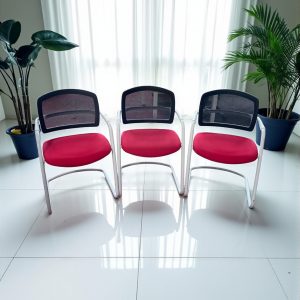 Lot de 3 fauteuils visiteurs