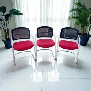 SAINT-ANDIOL Lot de 3 fauteuils visiteurs