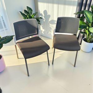Lot de 2 chaises visiteurs