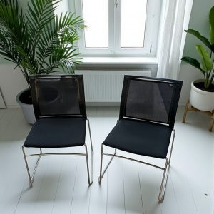 Lot de 2 chaises visiteurs