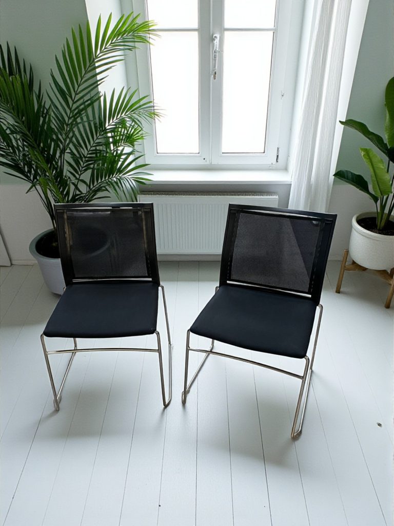 Lot de 2 chaises visiteurs