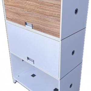 Meuble mélaminé avec niche