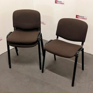 Lot de 3 chaises visiteurs