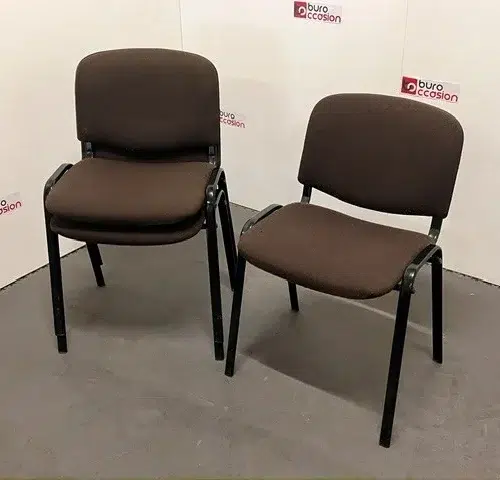 SAINT-ANDIOL Lot de 3 chaises visiteurs