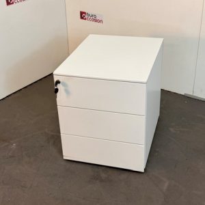 Caisson mobile métal blanc