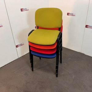Lot de 4 chaises color