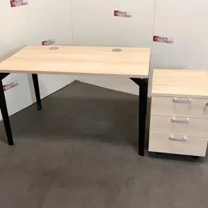 SAINT-ANDIOL Bureau droit + caisson mobile