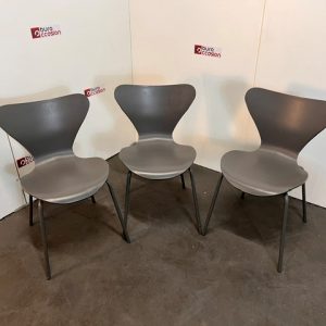Lot de 3 chaises polypro