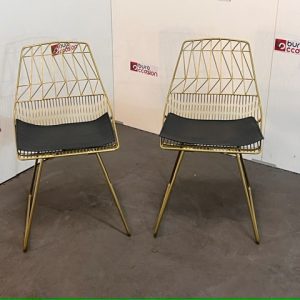 Lot de 2 chaises visiteurs