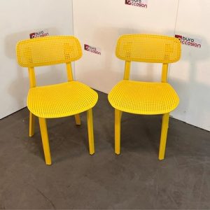 Lot de 2 chaises visiteurs